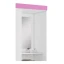 Guarda Roupa 2 Portas com Espelho Branco ou Rosa